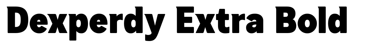 Dexperdy Extra Bold